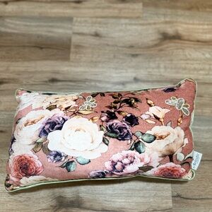 Chic Floral Accent Pillow